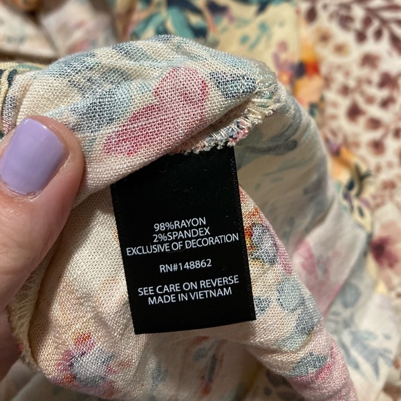 NWT Torrid Floral Dress Size 3 - Picture 5 of 5